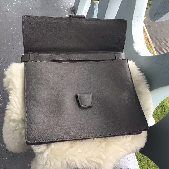 Narciso Rodriguez Leather Messenger with Shoulder Strap - Shows Damage - Picture 16 of 16